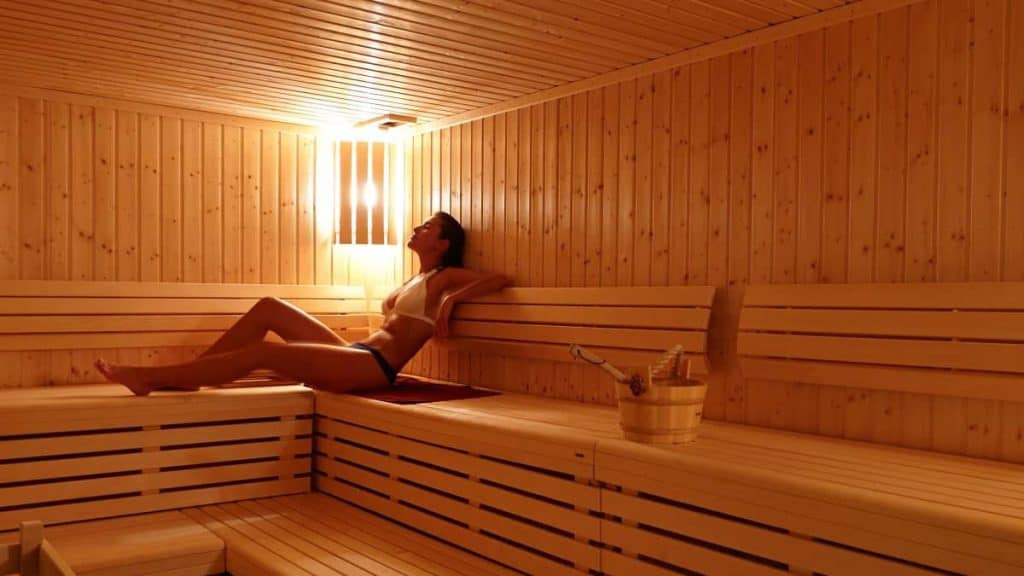 ways to destress spa sauna